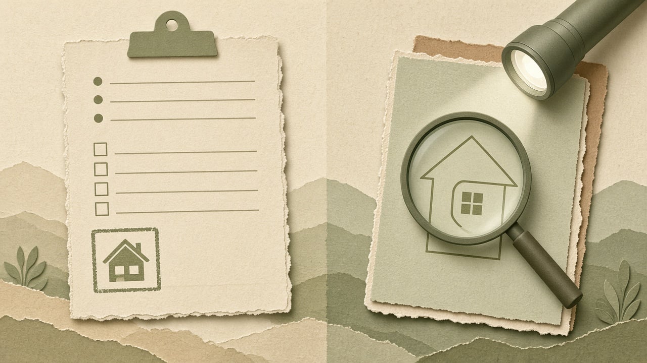 A Seller Disclosure Is Not a Home Inspection